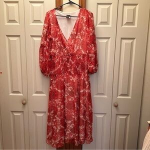 Maison Tara Floral Midi Dress